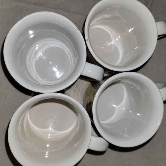 Nancy Lynn Retro 🍋 lemon coffee mugs collection, set of 4 excellent - Picture 2 of 8